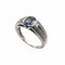 Bague 58 Bague en or saphir et diamants 58 Facettes