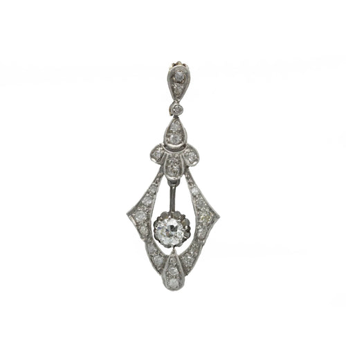 Pendentif Pendentif - Or, platine et diamants 58 Facettes 250158R