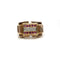 Bague 52 Bague Tank - Or rose, Diamants & Rubis 58 Facettes 250322R