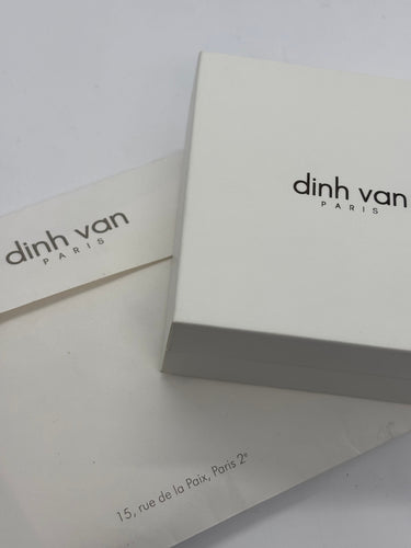 Bracelet cordon Dinh Van Maillon L or blanc et diamants 58 Facettes