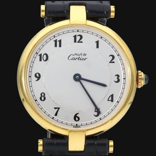 Montre Cartier Montre Must De Cartier Vermeil 58 Facettes MT43108