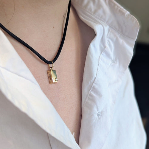 Collier Collier Cartier 1/8 oz en or jaune et diamant 58 Facettes 32036