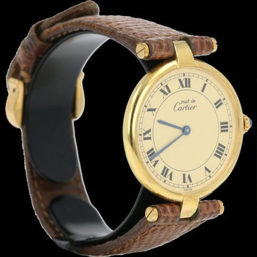 Cartier Ur Must De Cartier Forgyldt sølv 