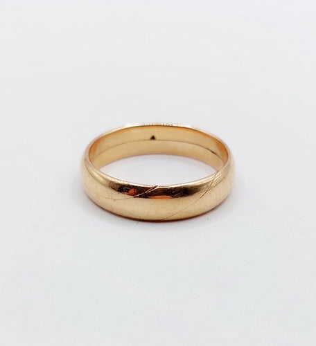 Bague 55 Alliance jumelées victorienne or rose 18k gimmel (circa 1896) antique 58 Facettes A05213