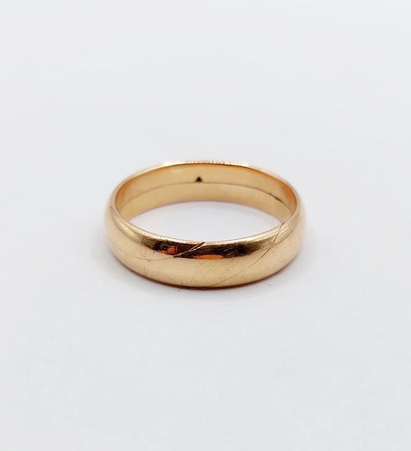 Bague 55 Alliance jumelées victorienne or rose gimmel (circa 1896) antique 58 Facettes A05213