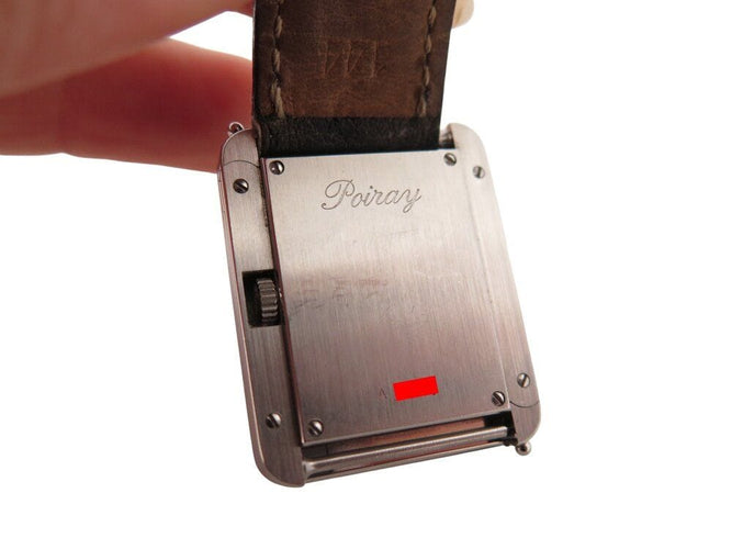 Montre montre POIRAY ma premiere pm 26mm quartz en acier palladie + 9 bracelets 58 Facettes 269042