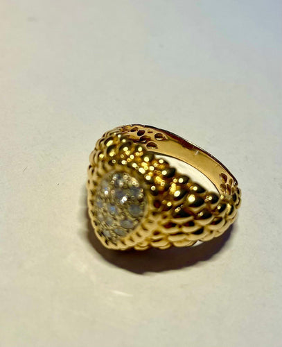 Bague 59 Bague serpent bicolore 58 Facettes