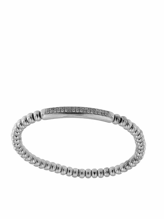 Bracelet Bracelet extensible Tresore or blanc diamants de Hulchi Belluni 58 Facettes
