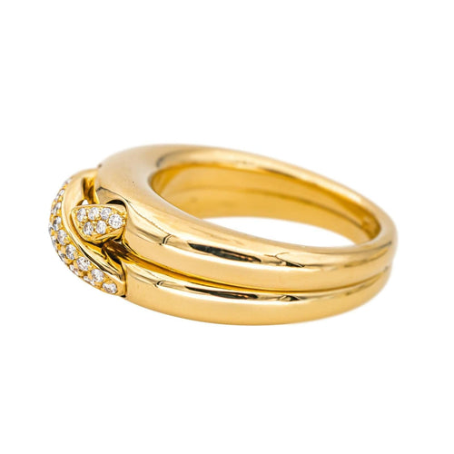 Bague 53 Chaumet Bague Liens Or jaune Diamant 58 Facettes 4624155CN