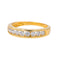Bague 54 Bague  Demi alliance Or jaune Diamant 58 Facettes 4098652RV