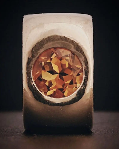 Bague 51 Jean DINH VAN, Bague rare en or et citrine, édition originale, 1971 58 Facettes