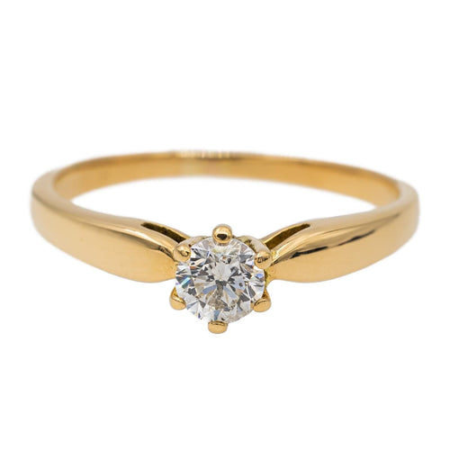 Bague 52 Bague Solitaire Or jaune Diamant 58 Facettes 2622580CN