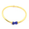 Collier Collier ras de cou Santorin or jaune et lapis-lazuli 58 Facettes 127