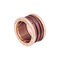 Bague 50 Bague Bulgari, "B.Zero1", or rose, cermet. 58 Facettes 34806