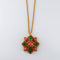 Collier VAN CLEEF & ARPELS - Parure "Delphe Collection" Corail et chrysoprase 58 Facettes