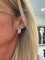 Boucles d'oreilles Boucles d’oreilles or blanc - Saphirs et Diamants 58 Facettes 1.0000398/2
