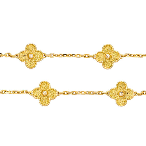 Collier Van Cleef & Arpels Collier Sautoir Alhambra Or jaune 58 Facettes 4504011CN