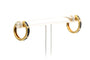 Boucles d'oreilles Boucles d'oreilles contemporaines or jaune, saphirs et diamants 58 Facettes 22784