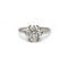Bague 50 Solitaire - Platine et diamants 58 Facettes 1044