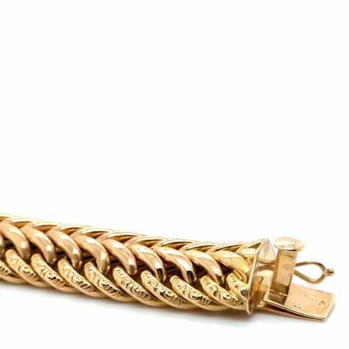 Bracelet bracelet or jaune - Maille américaine 58 Facettes 1.0001704/1