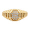 Bague 56 Bague Or jaune Diamant 58 Facettes 1480609CN