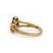 Bague 54 Bague or jaune 750 grenats et opales 58 Facettes 1327
