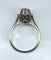 Bague 53 Bague solitaire or blanc diamant 0.40ct 58 Facettes AB359