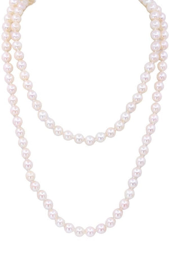 Collier SAUTOIR DE PERLES CHOCKER 58 Facettes 082841