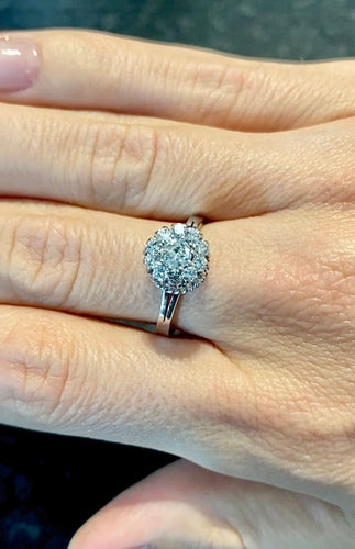 Bague 54.5 Bague marguerite 58 Facettes