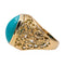 Bague 50 Bague Or jaune Turquoise 58 Facettes 2843271CN