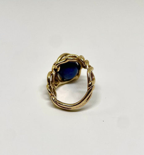 Bague 53 Gilbert Albert - Bague or jaune et billes 58 Facettes