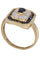Bague 50 BAGUE STYLE ART DECO SAPHIRS ET DIAMANTS 58 Facettes 083511