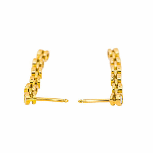 Boucles d'oreilles Boucles d'oreilles Pendantes Or jaune Diamant 58 Facettes 4608585CN