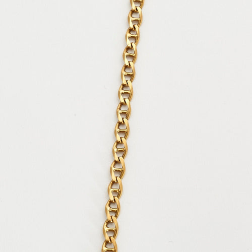 Collier Chaine or jaune maille marine 58 Facettes LP522