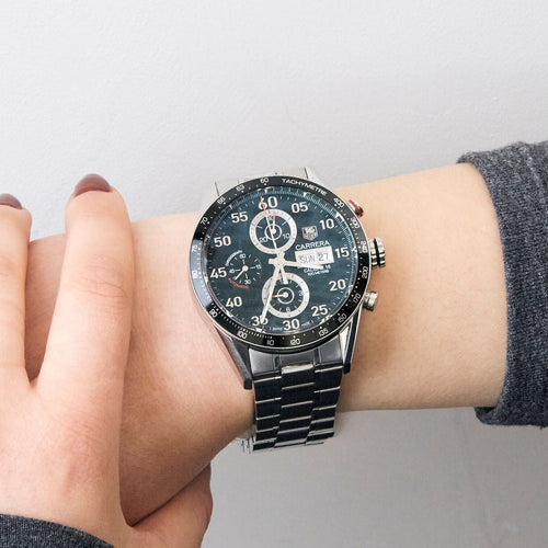 Montre TAG HEUER - Carrera - Montre d'homme en acier 58 Facettes 240684