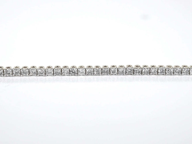 Bracelet Bracelet de tennis en or serti de diamants de 3,50 carats 58 Facettes 2150