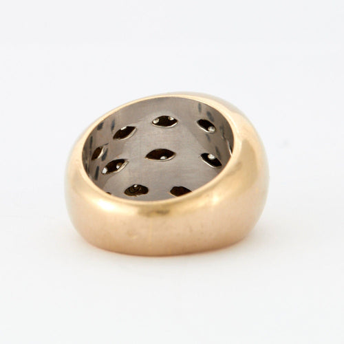 Bague 59 Bague Bandeau Or et Diamants 58 Facettes 4567