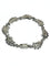 Bracelet Bracelet à motifs de feuilles en argent massif 58 Facettes