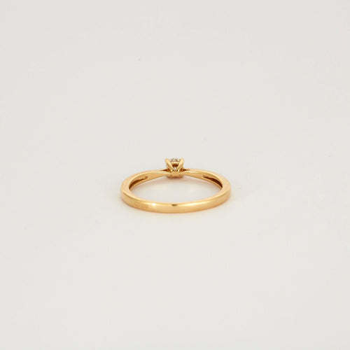 Bague 54 Solitaire or jaune diamant 58 Facettes 3121266