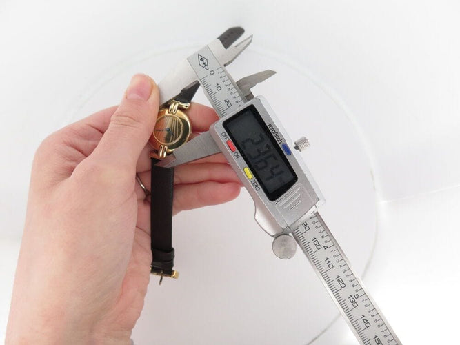 Montre vintage montre CARTIER colisee 590002 24 mm quartz vermeil en 58 Facettes 267197