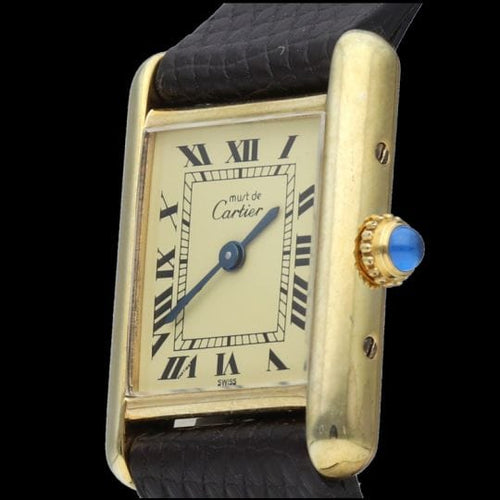 Montre Cartier Montre Tank Vermeil 58 Facettes MT42590