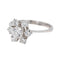 Bague 57 Bague Marguerite Or blanc Diamant 58 Facettes 3754276CN