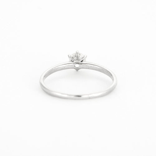 Bague 60 Solitaire Diamant 58 Facettes LP371/10