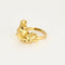 Bague 53.5 Bague or jaune et diamants 58 Facettes BLO0162