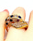 Bague Bague DAUPHIN en or jaune 18 carats, diamants ,saphirs et rubis 58 Facettes AB224