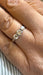 Bague 53 Alliance vintage trilogie diamants or blanc 58 Facettes