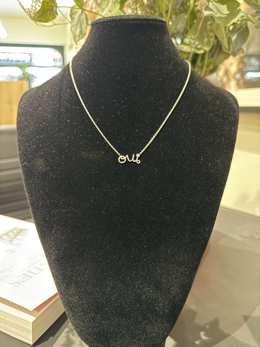 Collier Dior - Collier « Oui » en or blanc et Diamant 58 Facettes 1.0000230/2