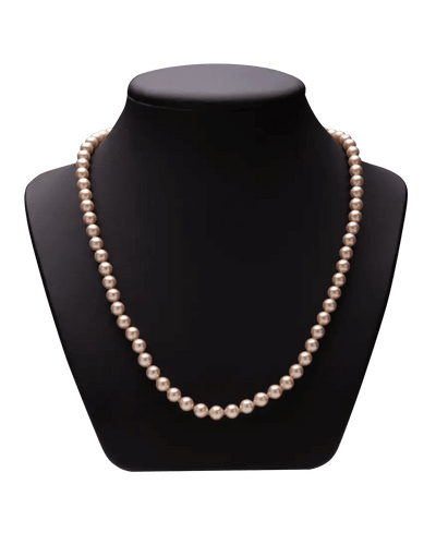 Collier Collier Top Gemme Or jaune 18K Perle crème rosé 58 Facettes BO210646/TRESORSDELAMER