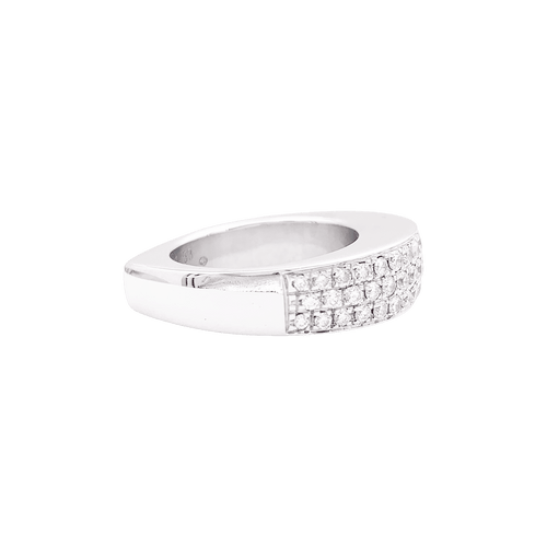 Bague 53 Bague Piaget "Millennium" or blanc, diamants. 58 Facettes 34507