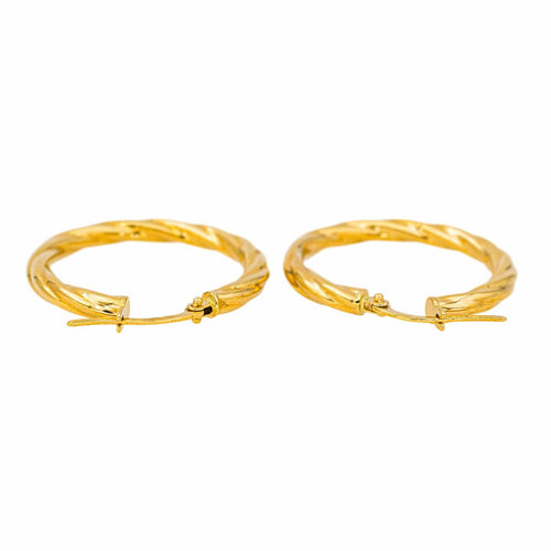 Boucles d'oreilles Boucles d'oreilles Créoles Or jaune 58 Facettes 4311416CN